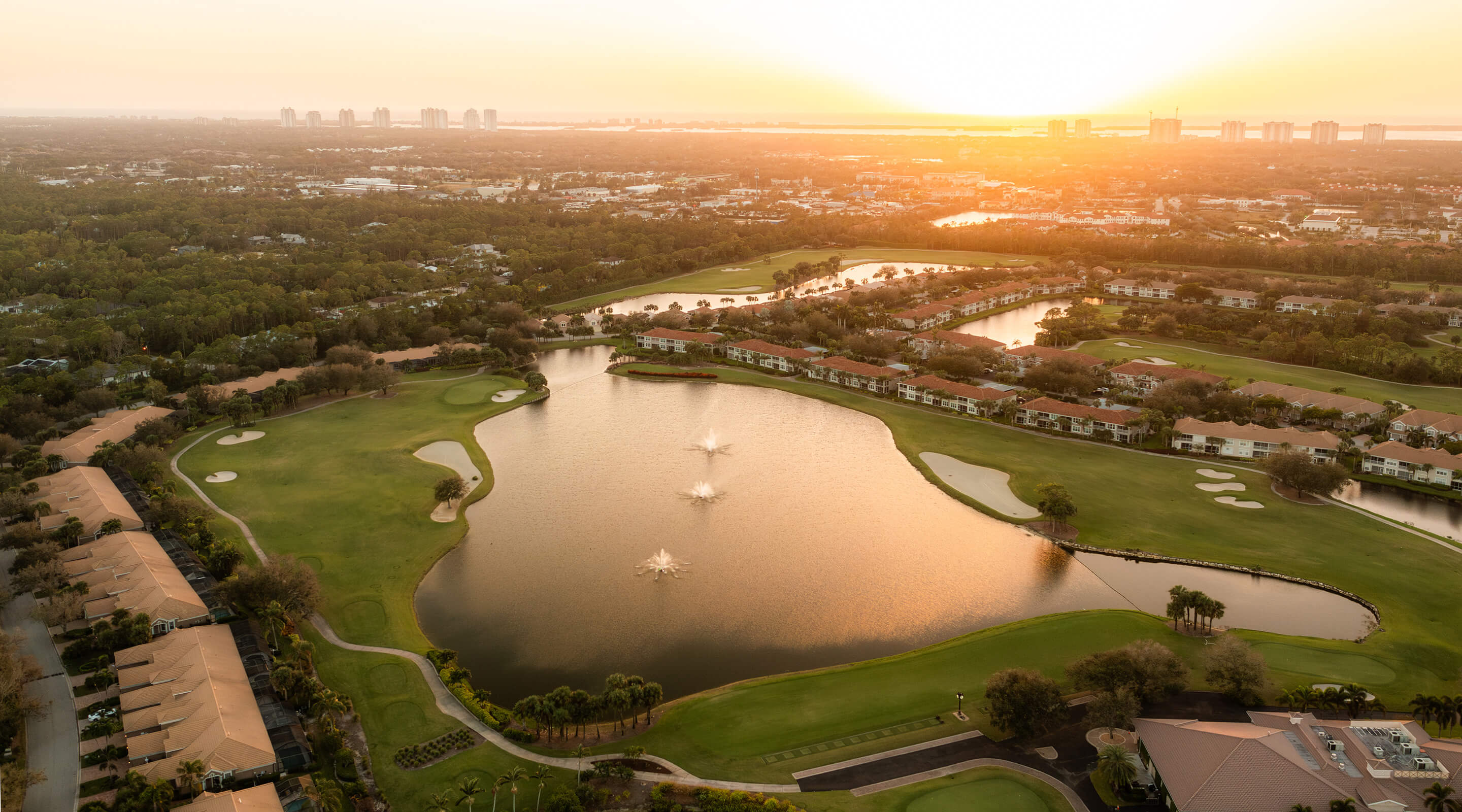 club aerial view