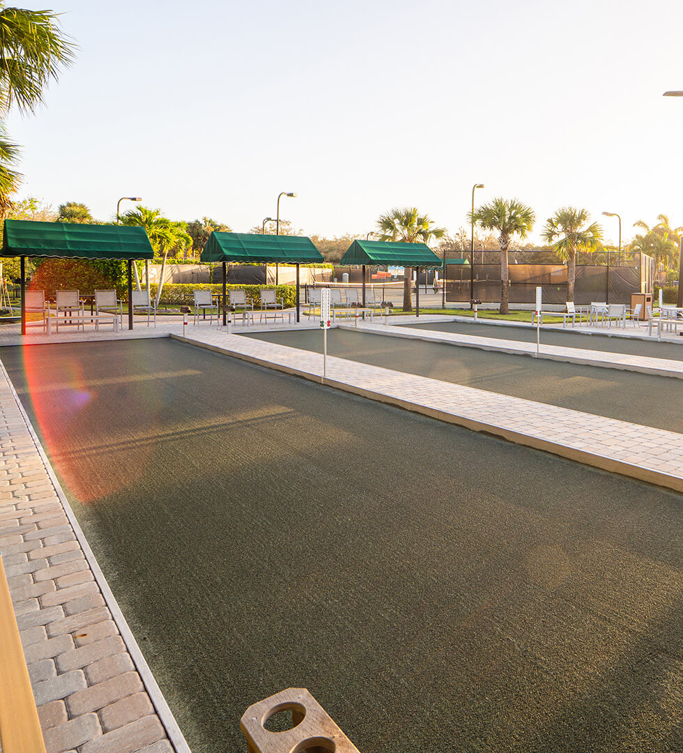 bocce courts